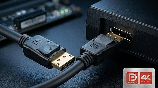 Molix MX-3805 DisplayPort v1.2 5 Metre 4K 60Hz / 1080p 240Hz Altın Uçlu DP Kablo - 4